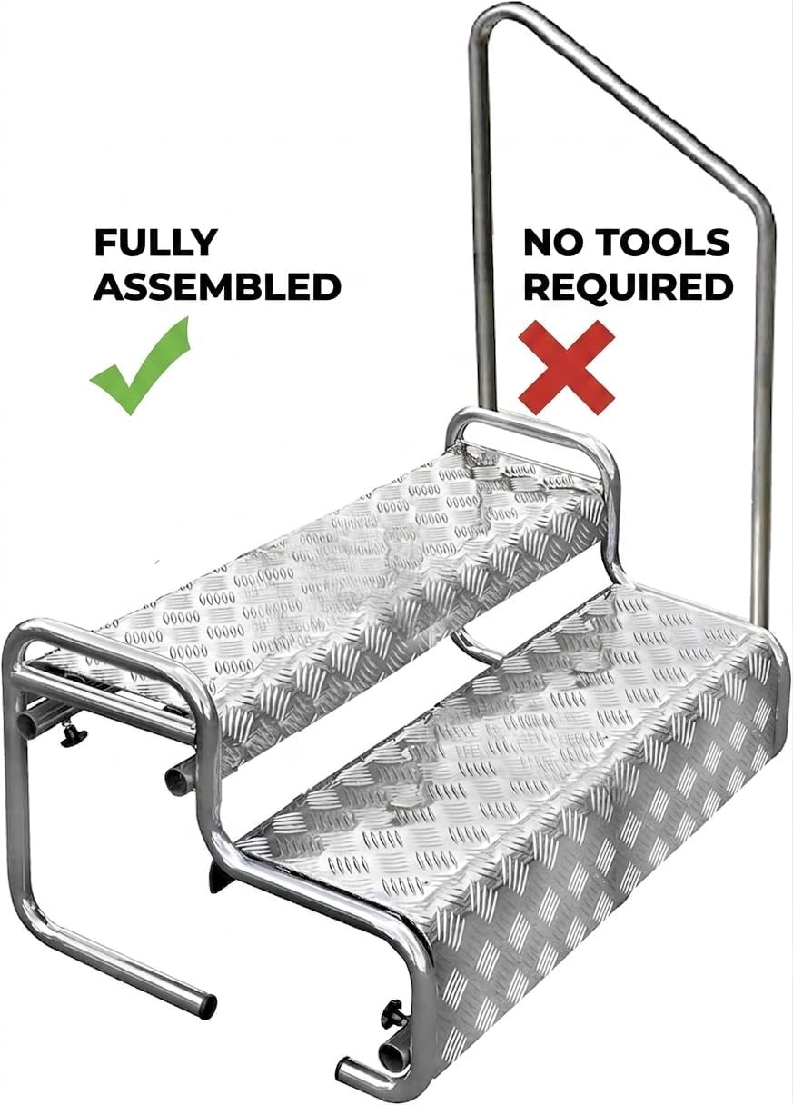 2 Tier Mini Caravan Step (Extra Wide) - Image 12
