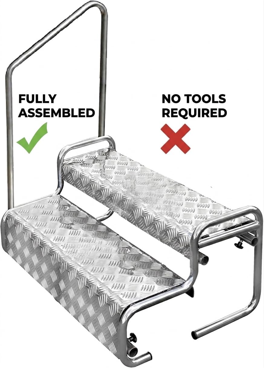 2 Tier Mini Caravan Step (Extra Wide) - Image 10