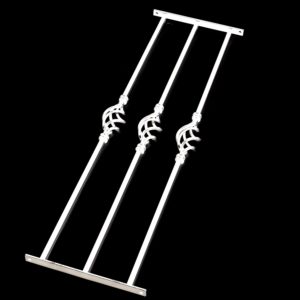 Adjustable Decorative Window Security Bars Triple