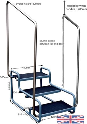 3 Tier Grippy Caravan Step - Image 8