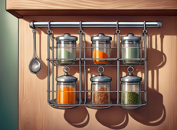 Maximise Your Kitchen Space with a Wire Spice Rack: A Must-Have for Every Home Cook