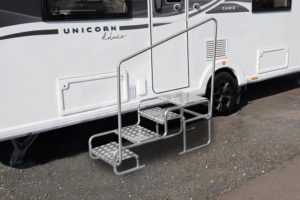 4 Tier Treadplate Caravan Step and Platform - Image 3