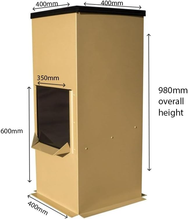 Outdoor Coal Bunker Brass Effect - Image 3